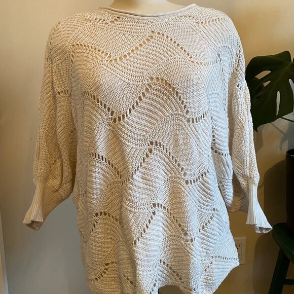 Woman's cream sweater - Picture 1 of 2